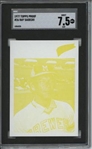 1977 Topps #26 Ray Sadecki 9 card progressive proof.